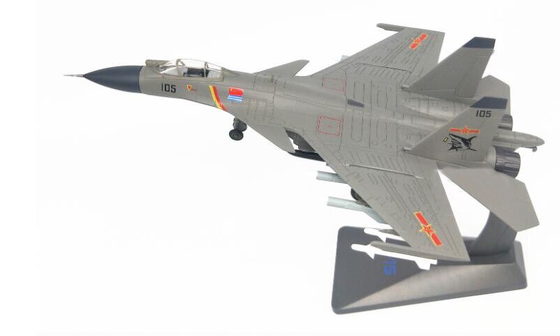 1: 72 Chinese Navy J-15 fighter model carrier-based aircraft Alloy model Military model