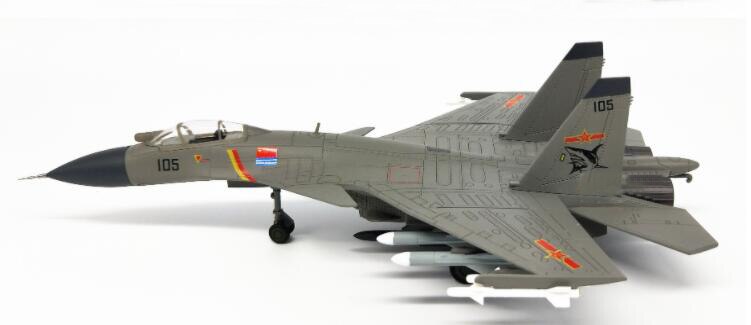 1: 72 Chinese Navy J-15 fighter model carrier-based aircraft Alloy model Military model