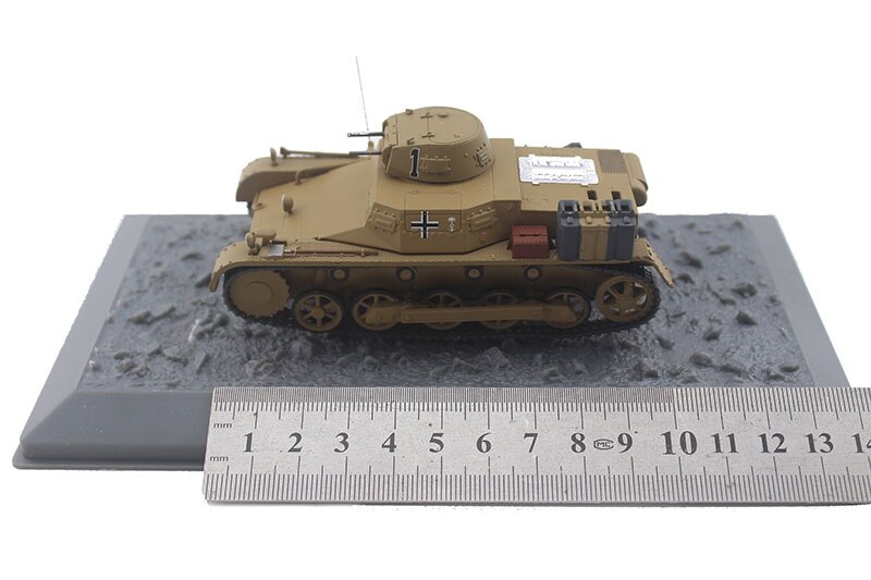 rare 1/43 German African Army's No.1 chariot B 1941 static model Alloy collection model
