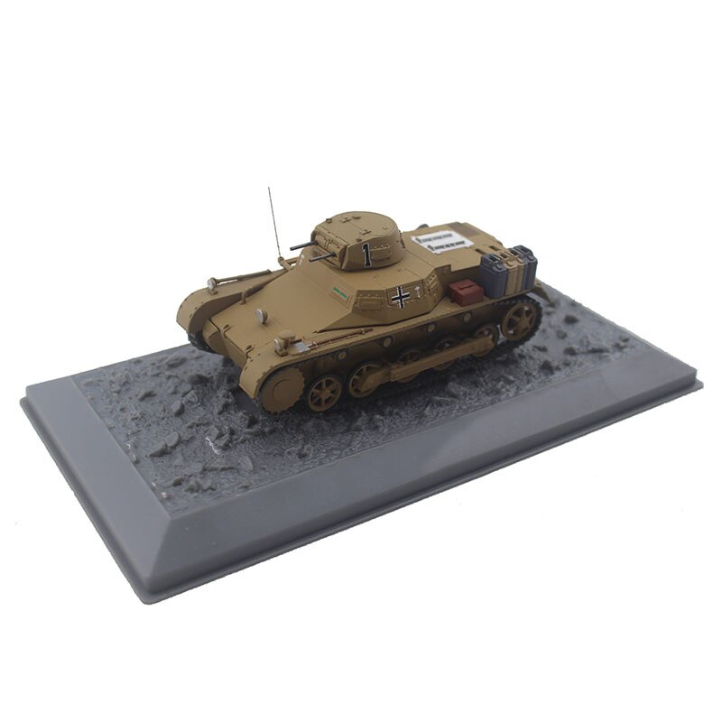 rare 1/43 German African Army's No.1 chariot B 1941 static model Alloy collection model
