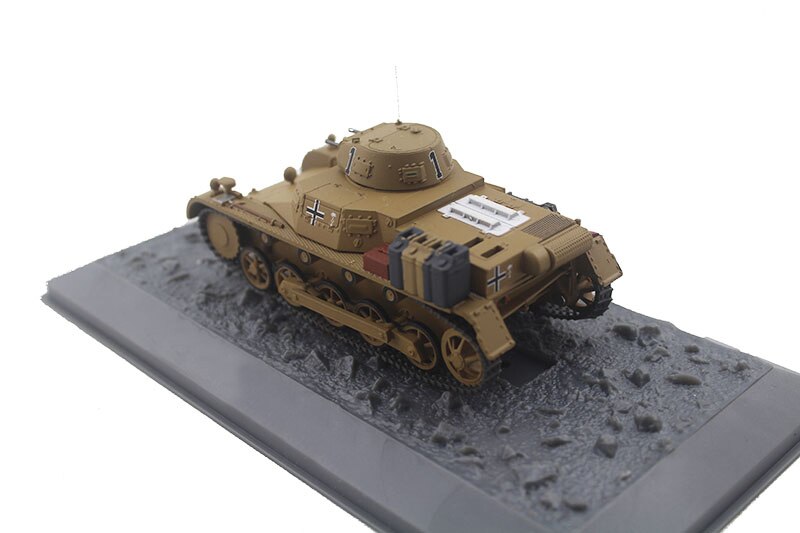 rare 1/43 German African Army's No.1 chariot B 1941 static model Alloy collection model