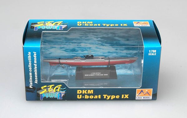 1 / 700 German u-9b (ⅸ b) submarine model 1943 Trumpeter 37318 Finished product model