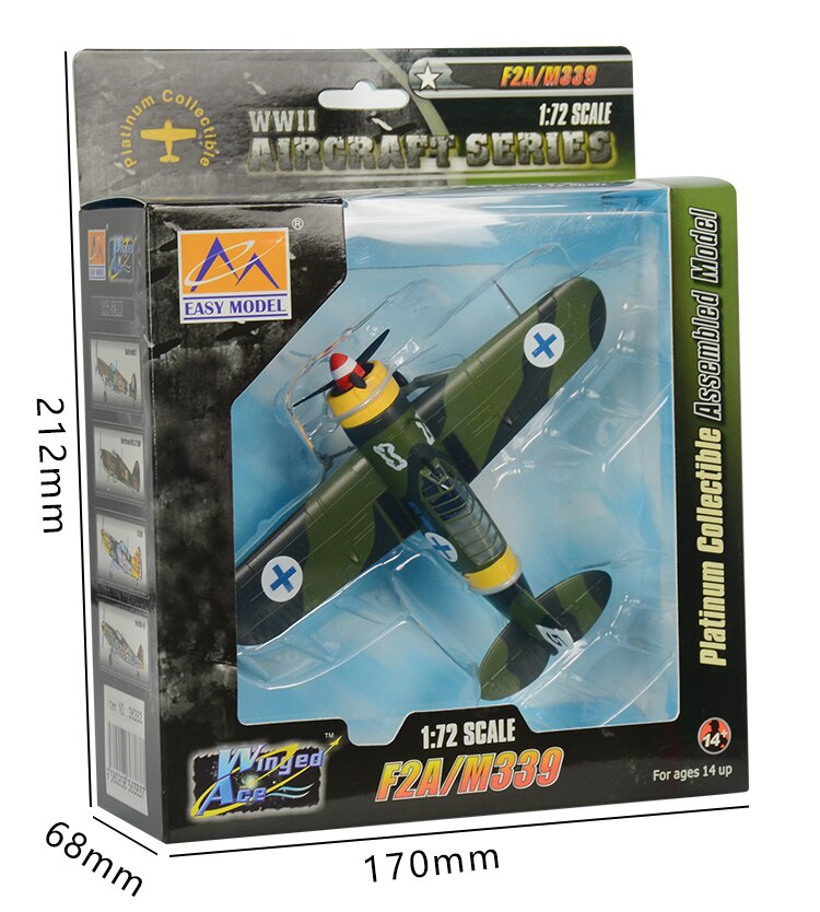 1 / 72 Finnish f2a-3 fighter model Trumpeter 36383 Finished product model