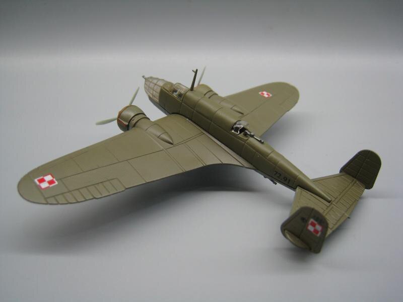 rare Special Offer 1:144 Poland in World War II P-37 Elk Bomber Model Alloy finished products Collection Model rare Special Offer 1:144 Poland in World War II P-37 Elk Bomber Model Alloy finished products Collection Model
