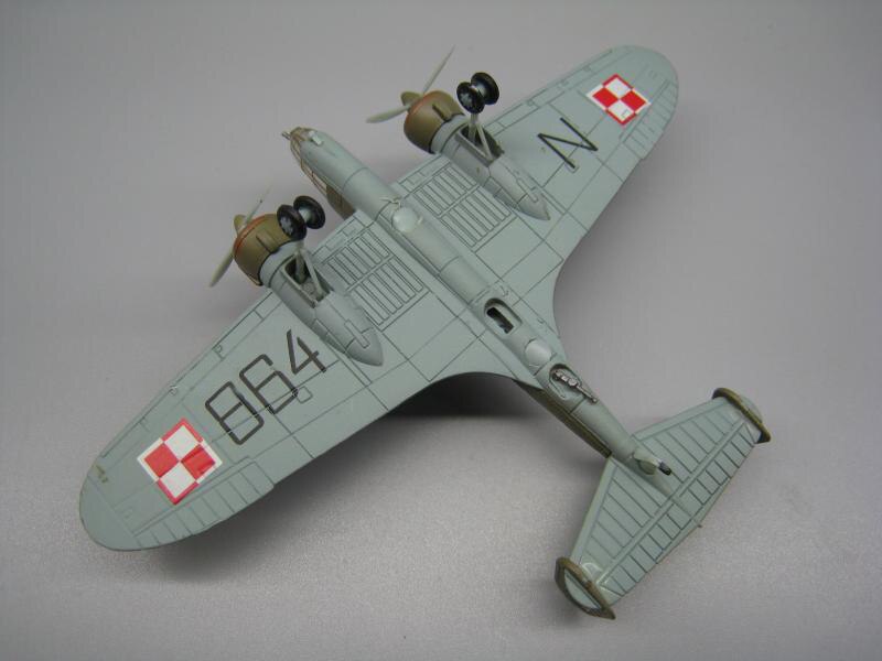 rare Special Offer 1:144 Poland in World War II P-37 Elk Bomber Model Alloy finished products Collection Model rare Special Offer 1:144 Poland in World War II P-37 Elk Bomber Model Alloy finished products Collection Model