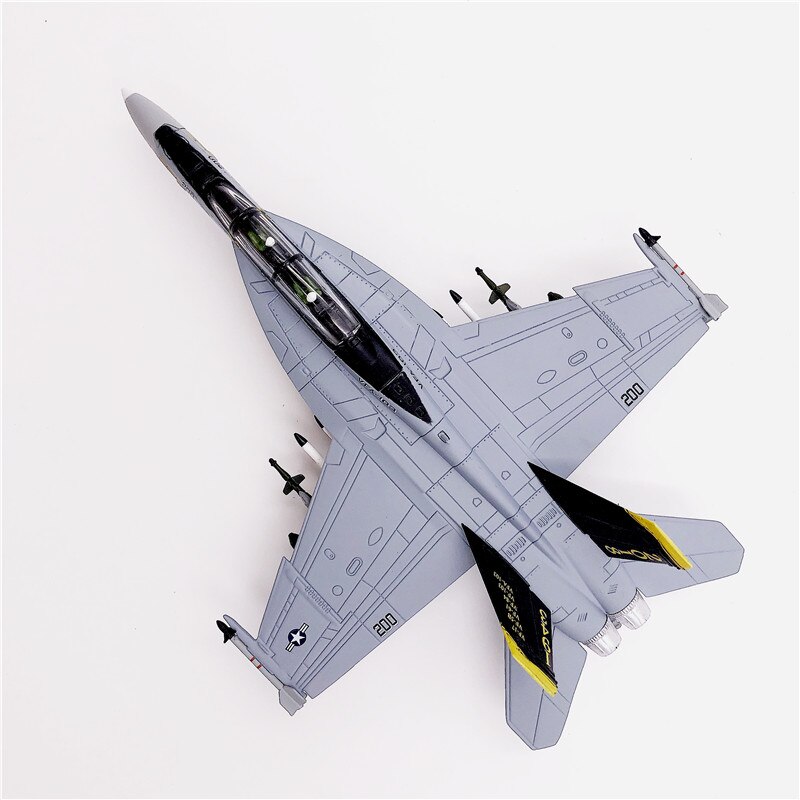 Special Offer 1:100 U.S. Navy F/A-18F fighter Pirate Flag Squadron 75th Anniversary Alloy Collection