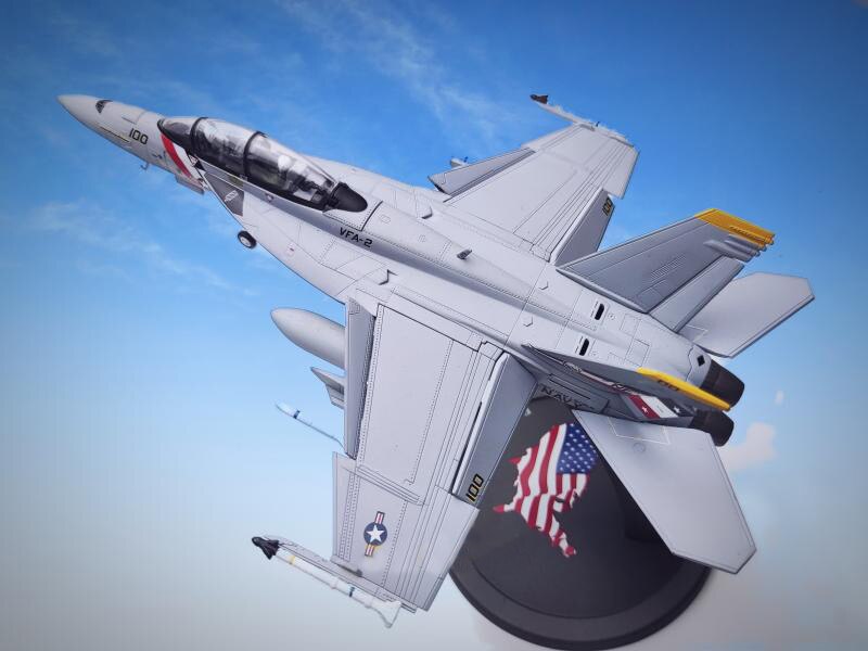 1 / 72 us f / a-18f fighter Alloy aircraft model Finished decoration