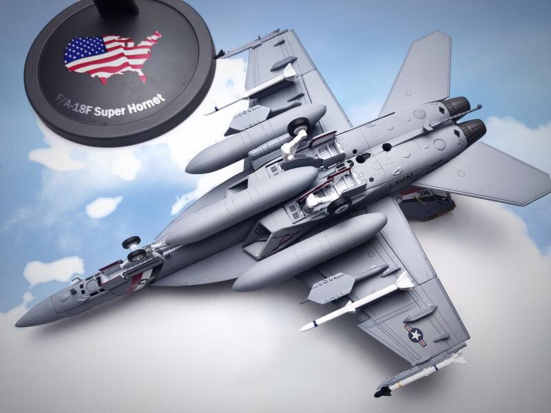 1 / 72 us f / a-18f fighter Alloy aircraft model Finished decoration