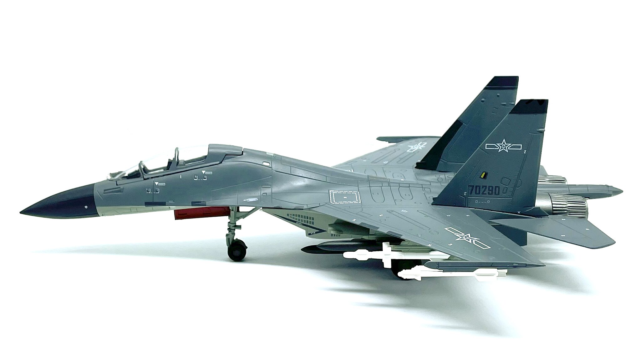 Fine 1:72 Chinese j16 fighter model Alloy finished gift ornaments