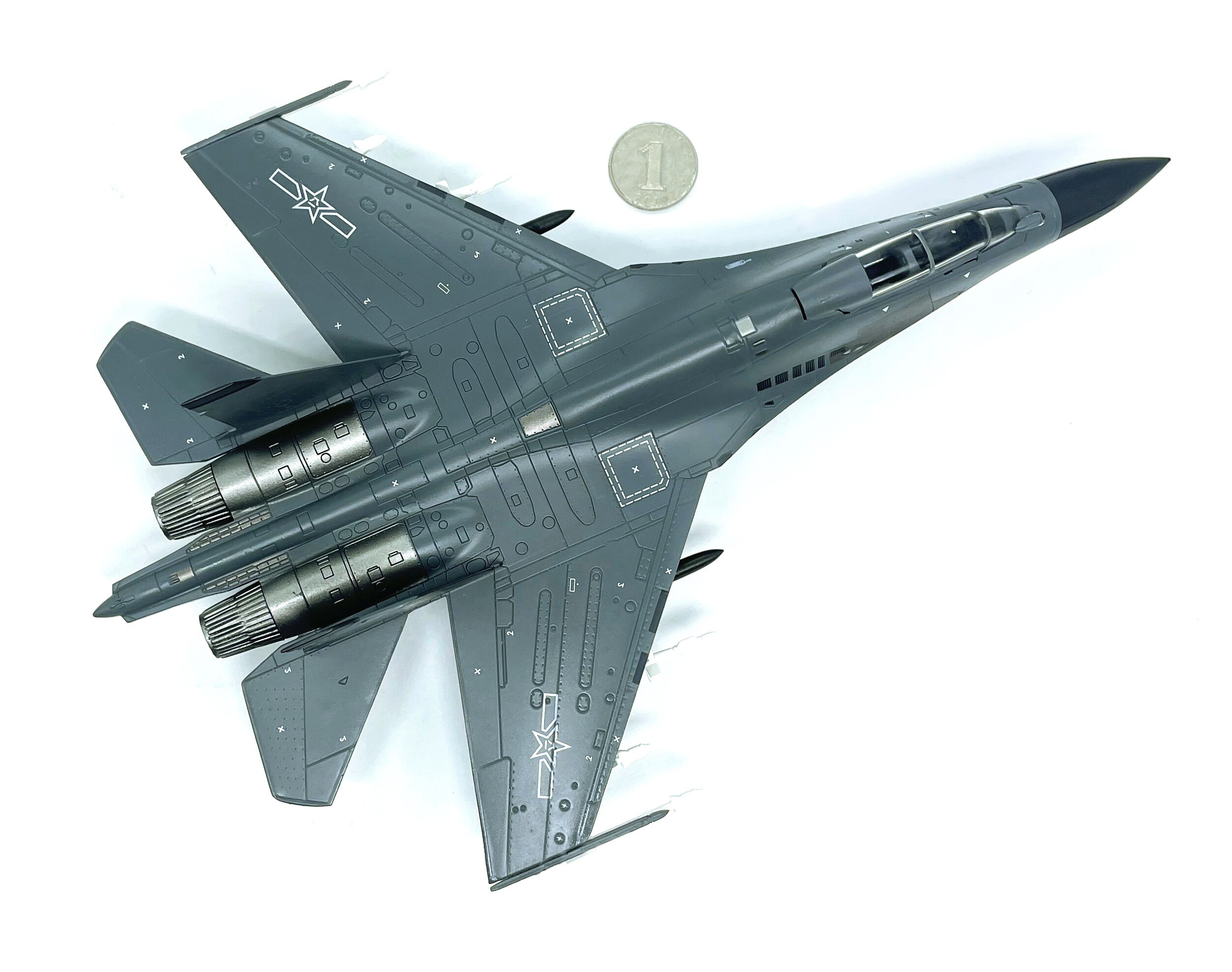 Fine 1:72 Chinese j16 fighter model Alloy finished gift ornaments