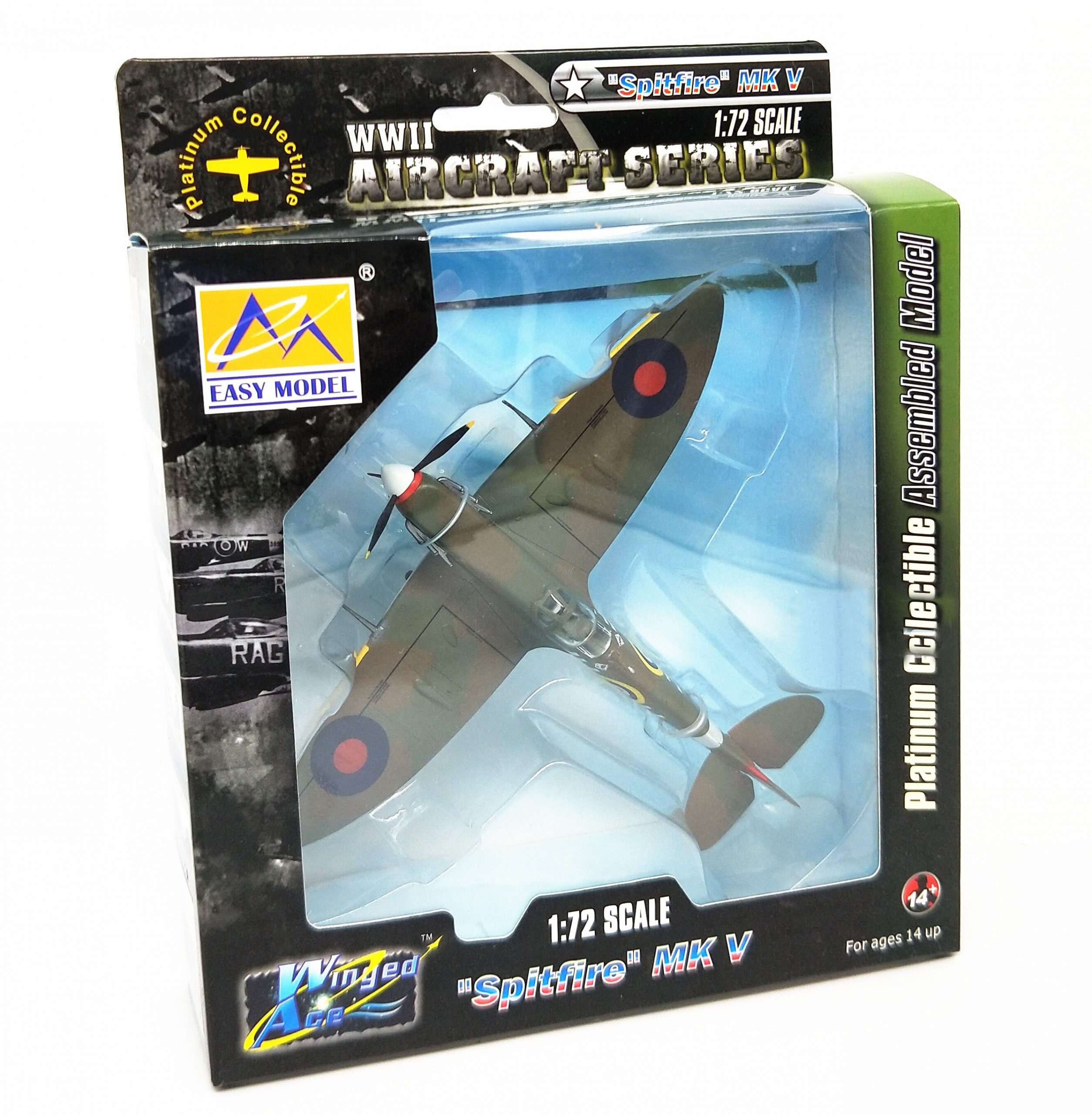 1: 72 World War II British air force MKV fighter model plane Finished product 37213 1: 72 World War II British air force MKV fighter model plane Finished product 37213