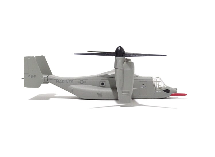 1 / 150 US V22 tilt rotor aircraft Body length 12cm Alloy aircraft model Finished product collection model