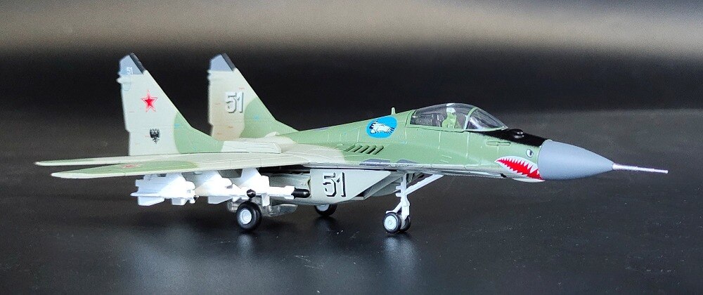 Special Offer 1/100 Russian Air Force MIG-29 Fulcrum fighter model Collection model of alloy products
