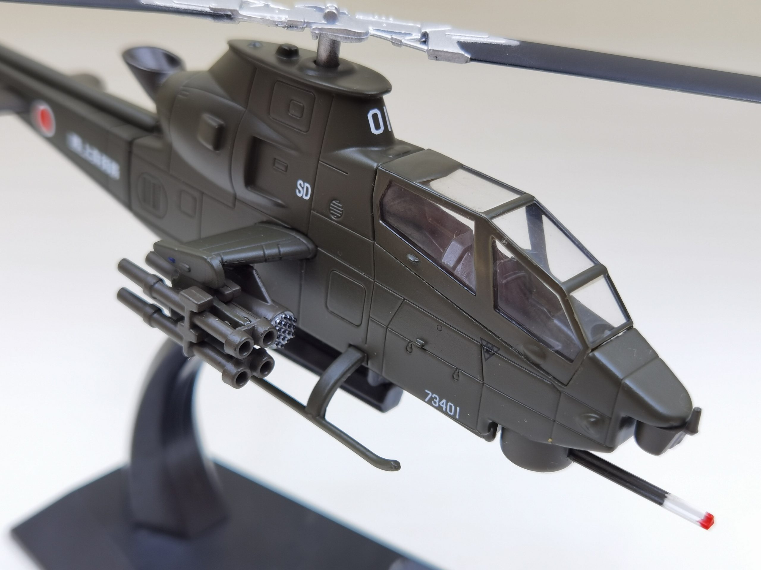 1: 72 AH-1s Japanese land self defense force Aviation School helicopter model Alloy collection model