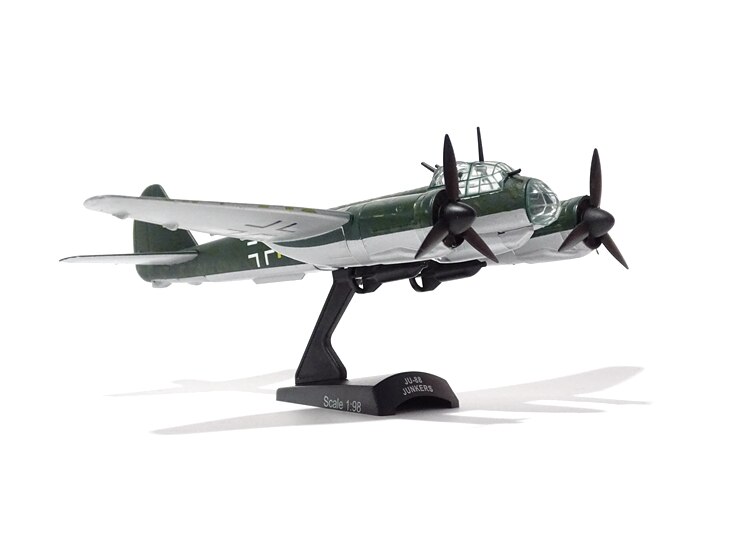 1 / 98 German ju88 heavy bomber model Alloy aircraft model Collect ornaments