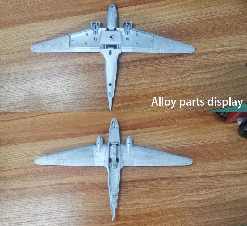 1: 100 World War II US C47 transport aircraft model Battle of Normandy Cu L4 Static alloy collection model