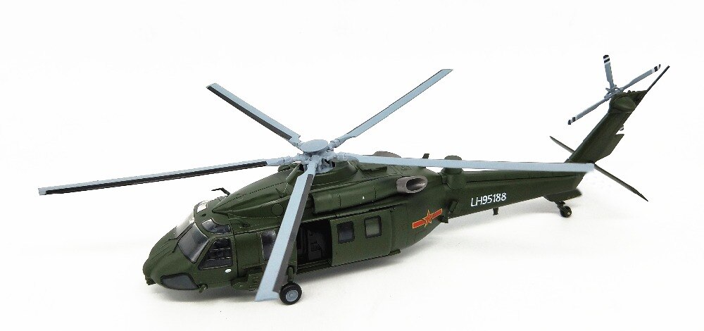 1:72 Chinese army Z-20 general helicopter model Static simulation model of alloy products