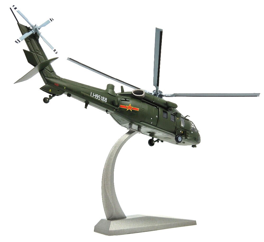 1:72 Chinese army Z-20 general helicopter model Static simulation model of alloy products