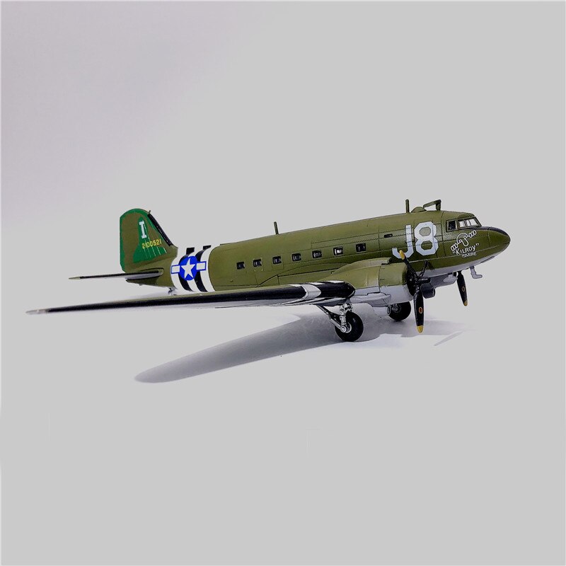 1:100 C47 transport aircraft World War II US 101 Airborne Division Alloy model 75th Anniversary of the Battle of Normandy