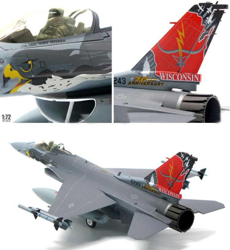 Fine 1 / 72 USAF F-16C 115th FW Alloy aircraft model Collection model