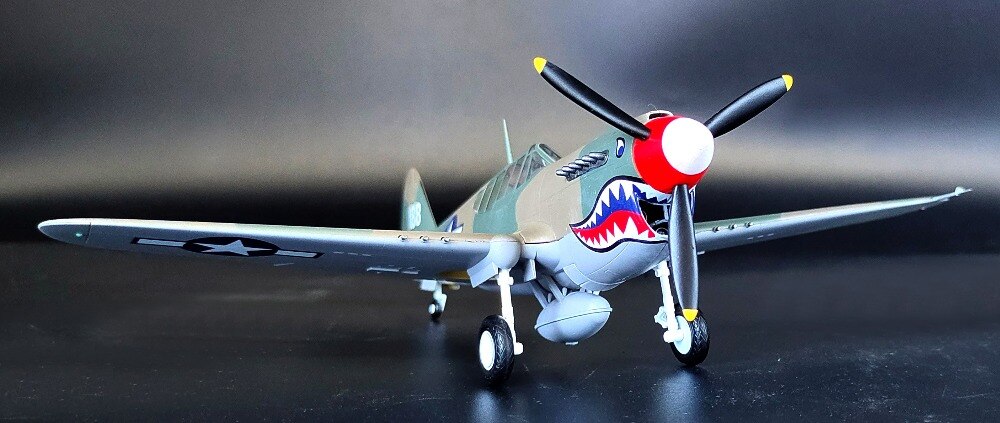 1:48 World War II US p-40m fighter China's Anti Japanese battlefield 39313 Collection model