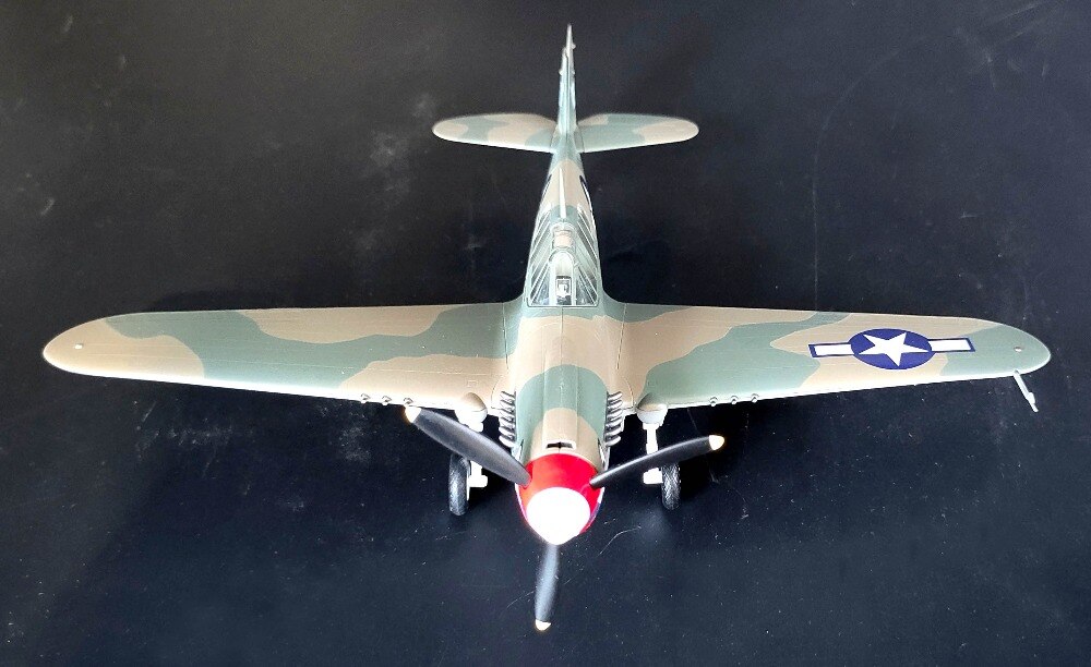 1:48 World War II US p-40m fighter China's Anti Japanese battlefield 39313 Collection model