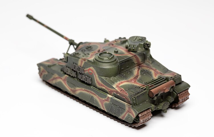 1 / 72 World War II British A39 heavy assault tank British coating Finished product collection model