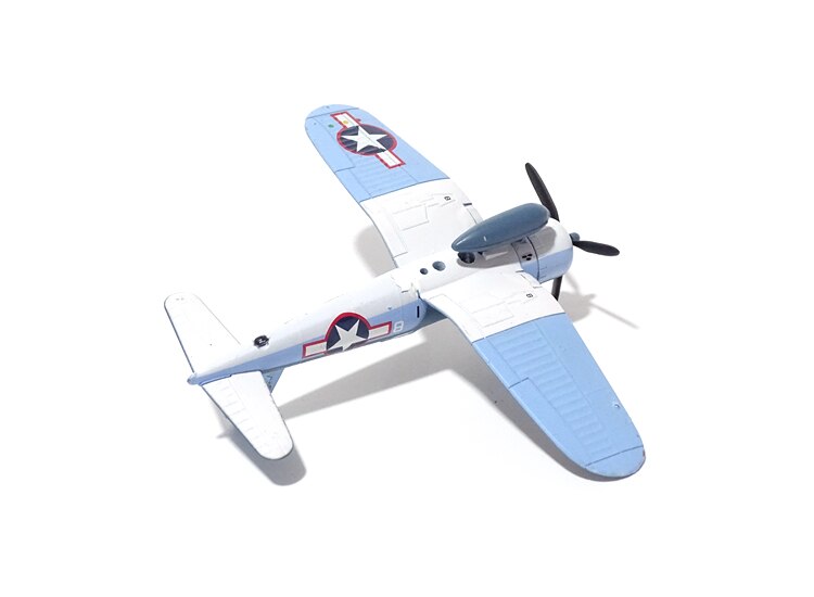 Fuselage length of 1 / 100 US F4U fighter 10cm Alloy aircraft model Collect ornaments