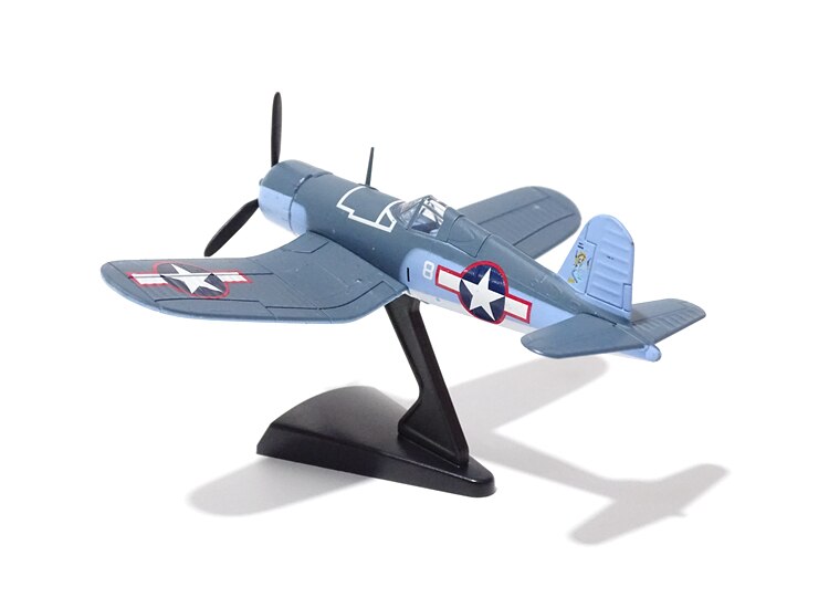 Fuselage length of 1 / 100 US F4U fighter 10cm Alloy aircraft model Collect ornaments