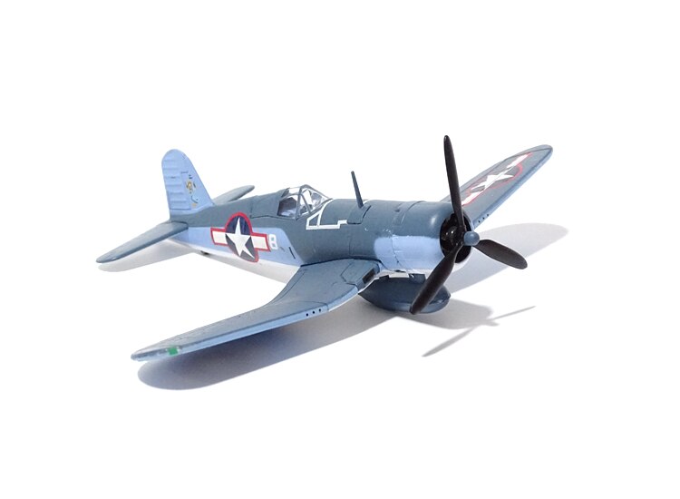 Fuselage length of 1 / 100 US F4U fighter 10cm Alloy aircraft model Collect ornaments