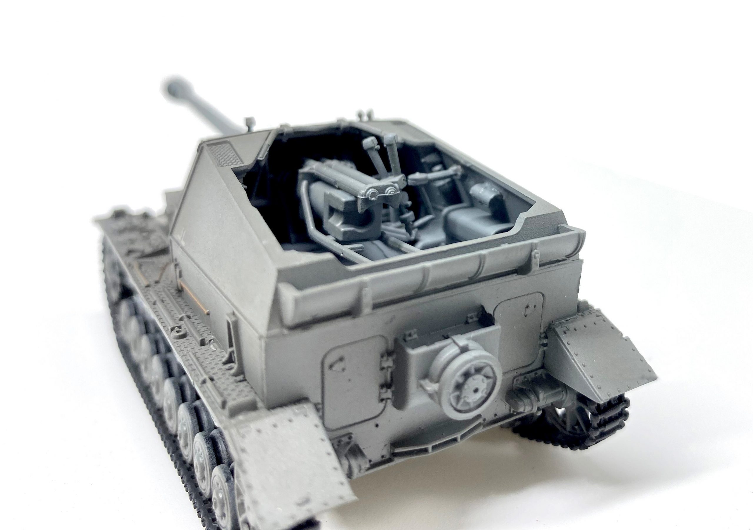 1:72 German IV a self propelled tank model Simulation of finished pendulum 35108