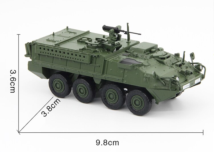 1/72 US Army m1126 infantry combat vehicle Alloy finished armored vehicle model