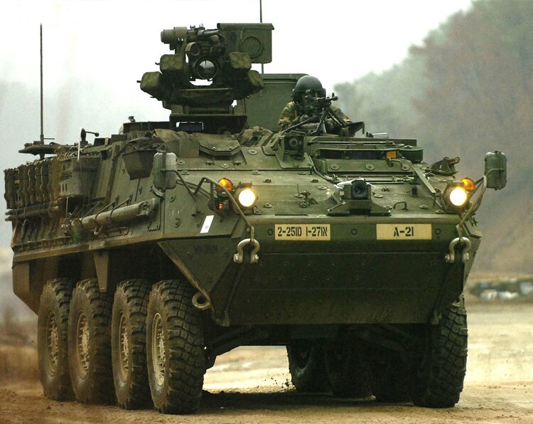 1/72 US Army m1126 infantry combat vehicle Alloy finished armored vehicle model