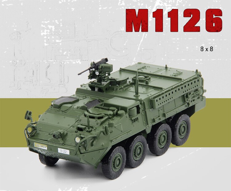1/72 US Army m1126 infantry combat vehicle Alloy finished armored vehicle model