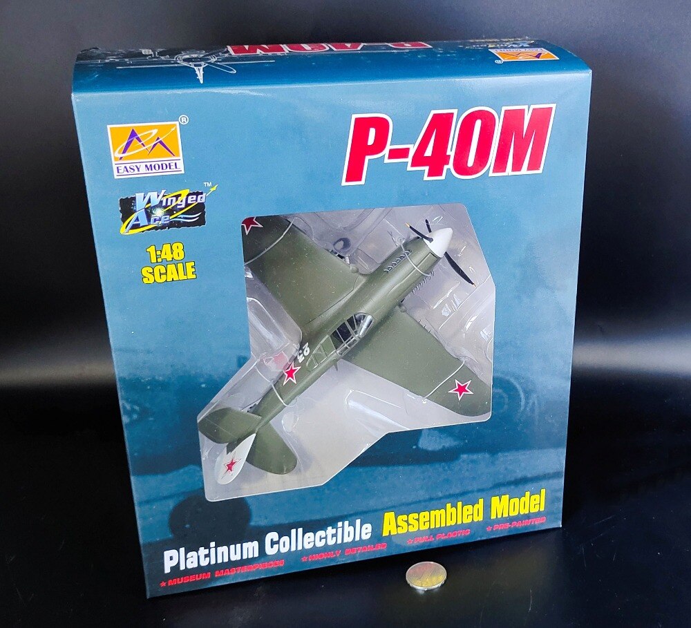 1:48 World War II U.S. p-40m fighter model Soviet painting Finished product simulation model 39314 1:48 World War II U.S. p-40m fighter model Soviet painting Finished product simulation model 39314