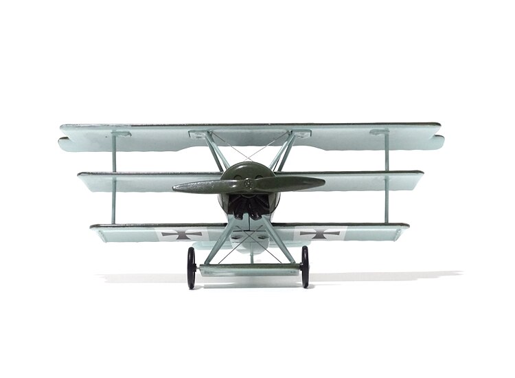 1 / 48 World War I aircraft model DR-1 triplane fighter Alloy finished product collection model