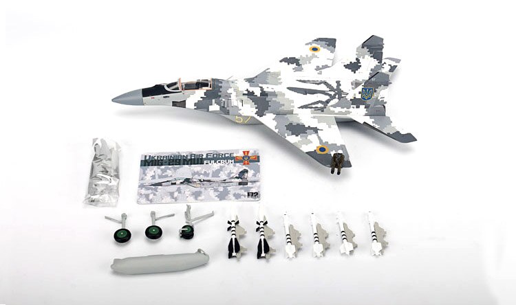 1 / 72 MiG-29 um1 C fighter Ukrainian air force 2014 Alloy finished product collection model 1 / 72 MiG-29 um1 C fighter Ukrainian air force 2014 Alloy finished product collection model