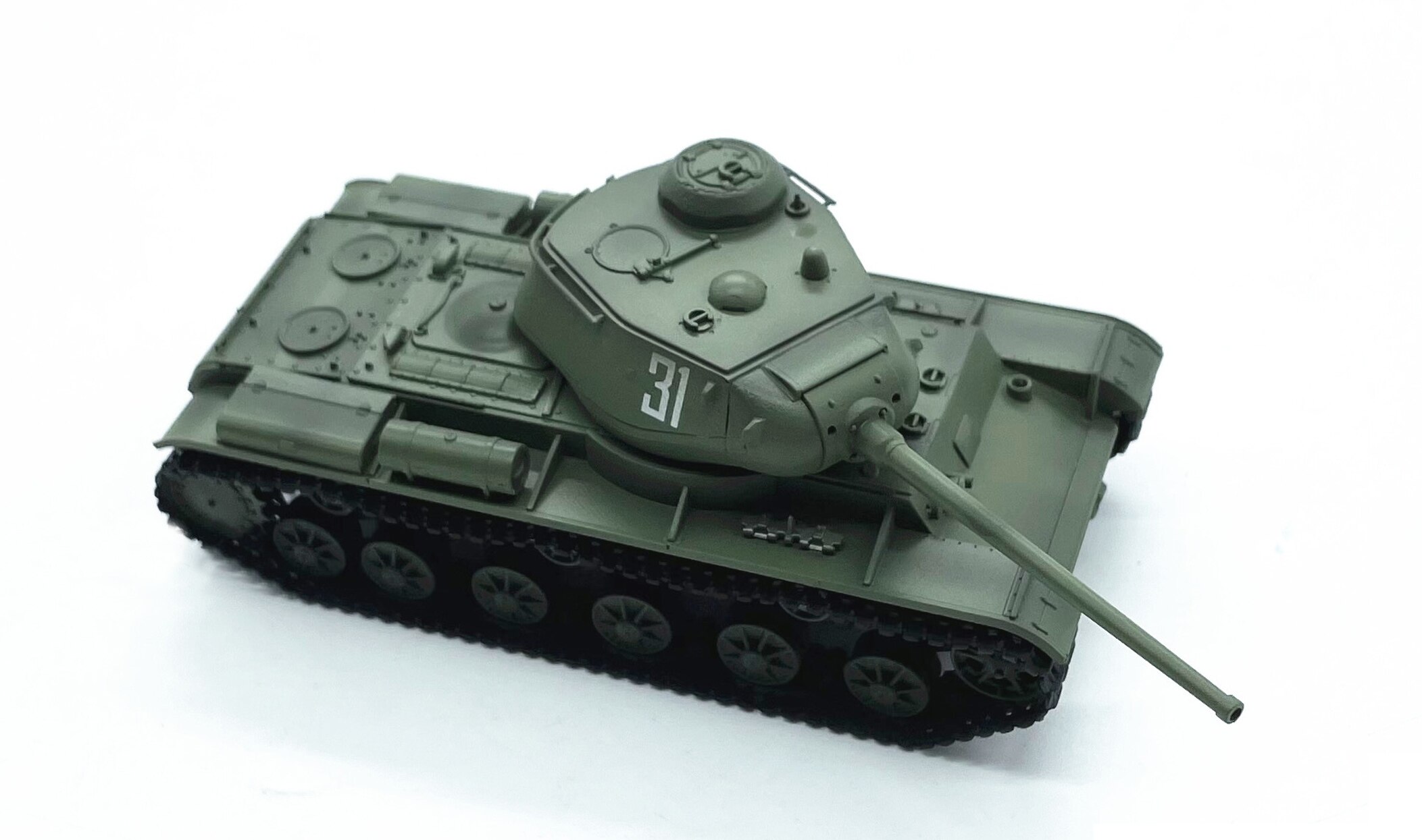 1: 72 World War II Soviet Union kv-85 heavy tank model 31# Trumpeter 35129 Collection model