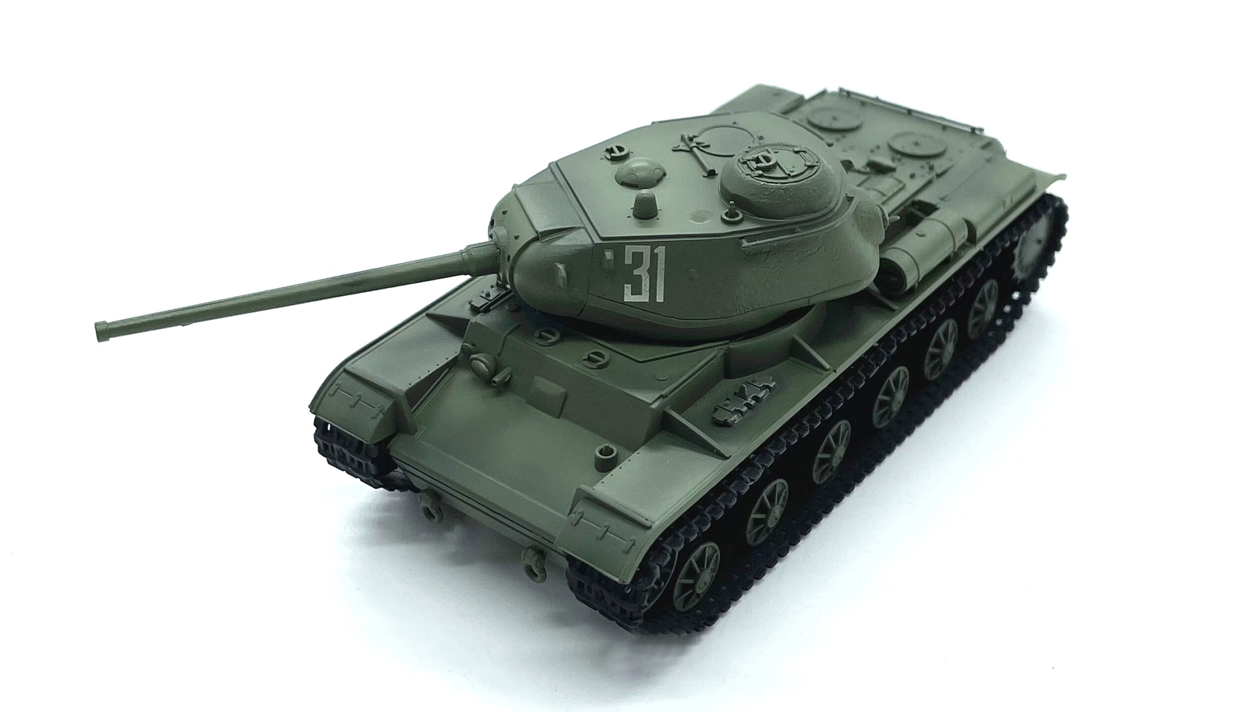 1: 72 World War II Soviet Union kv-85 heavy tank model 31# Trumpeter 35129 Collection model