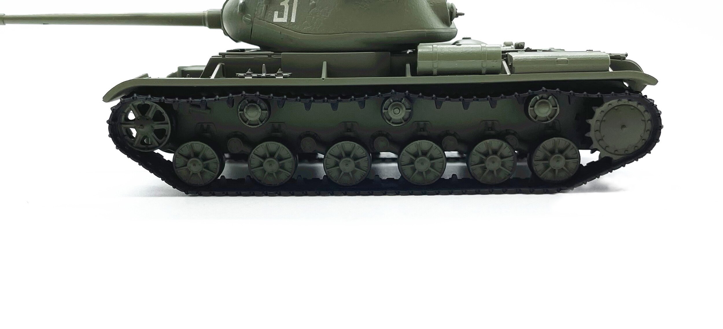1: 72 World War II Soviet Union kv-85 heavy tank model 31# Trumpeter 35129 Collection model