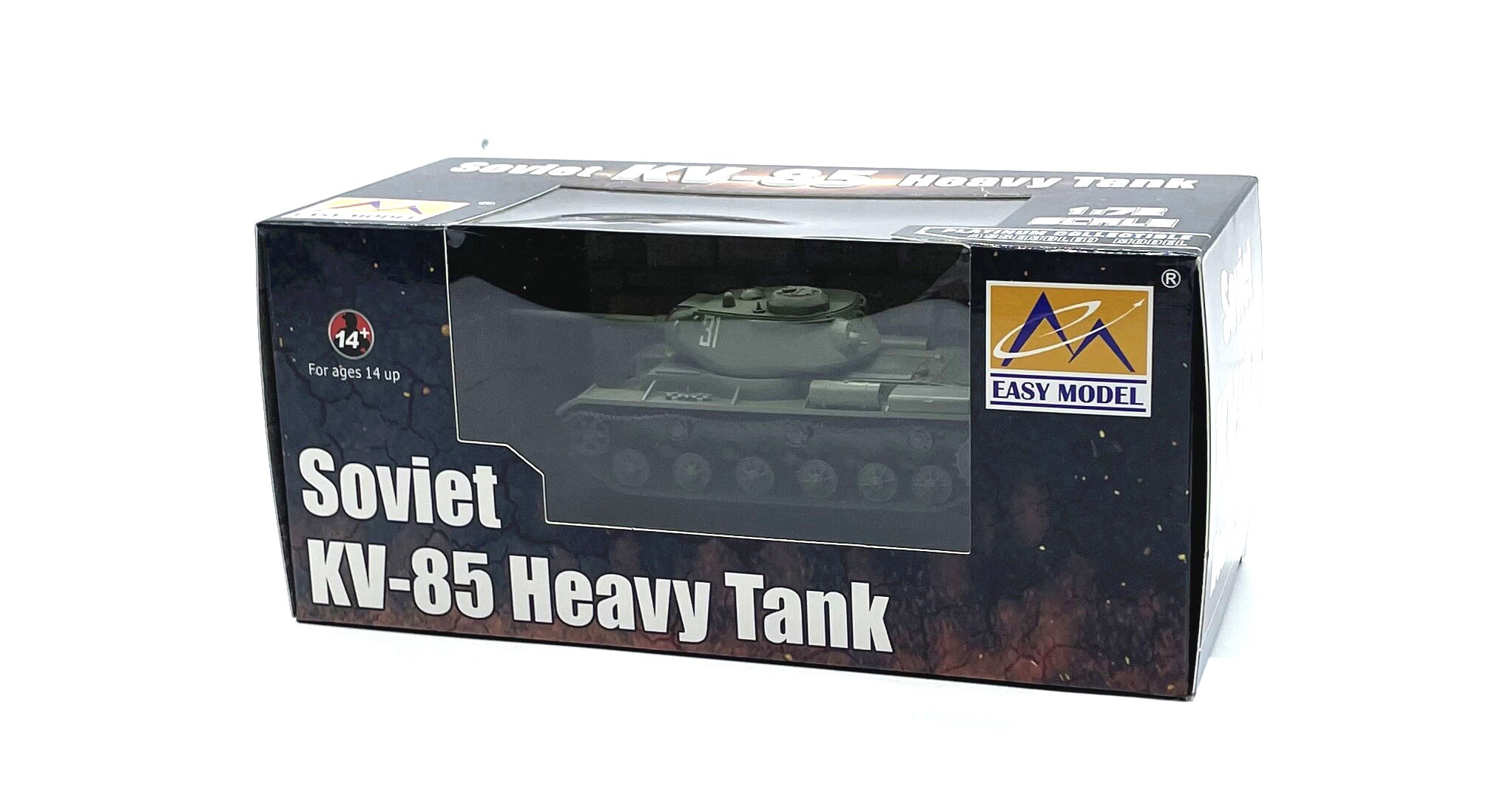 1: 72 World War II Soviet Union kv-85 heavy tank model 31# Trumpeter 35129 Collection model