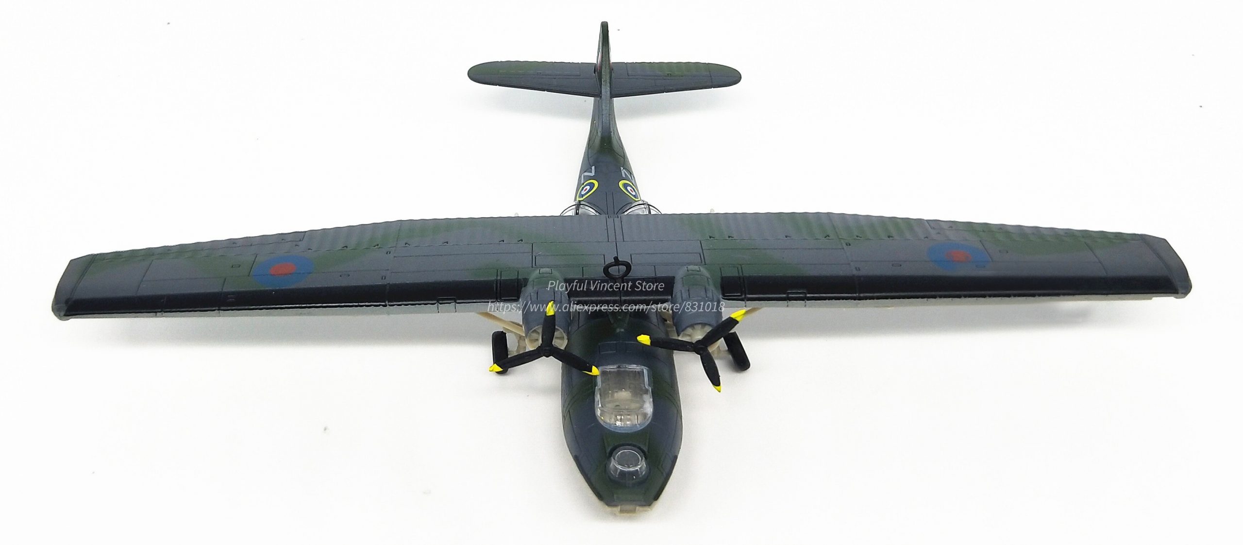 rare Special Offer 1:144 World War II Britain PBY-5 Katrina seaplane model Alloy model Collection