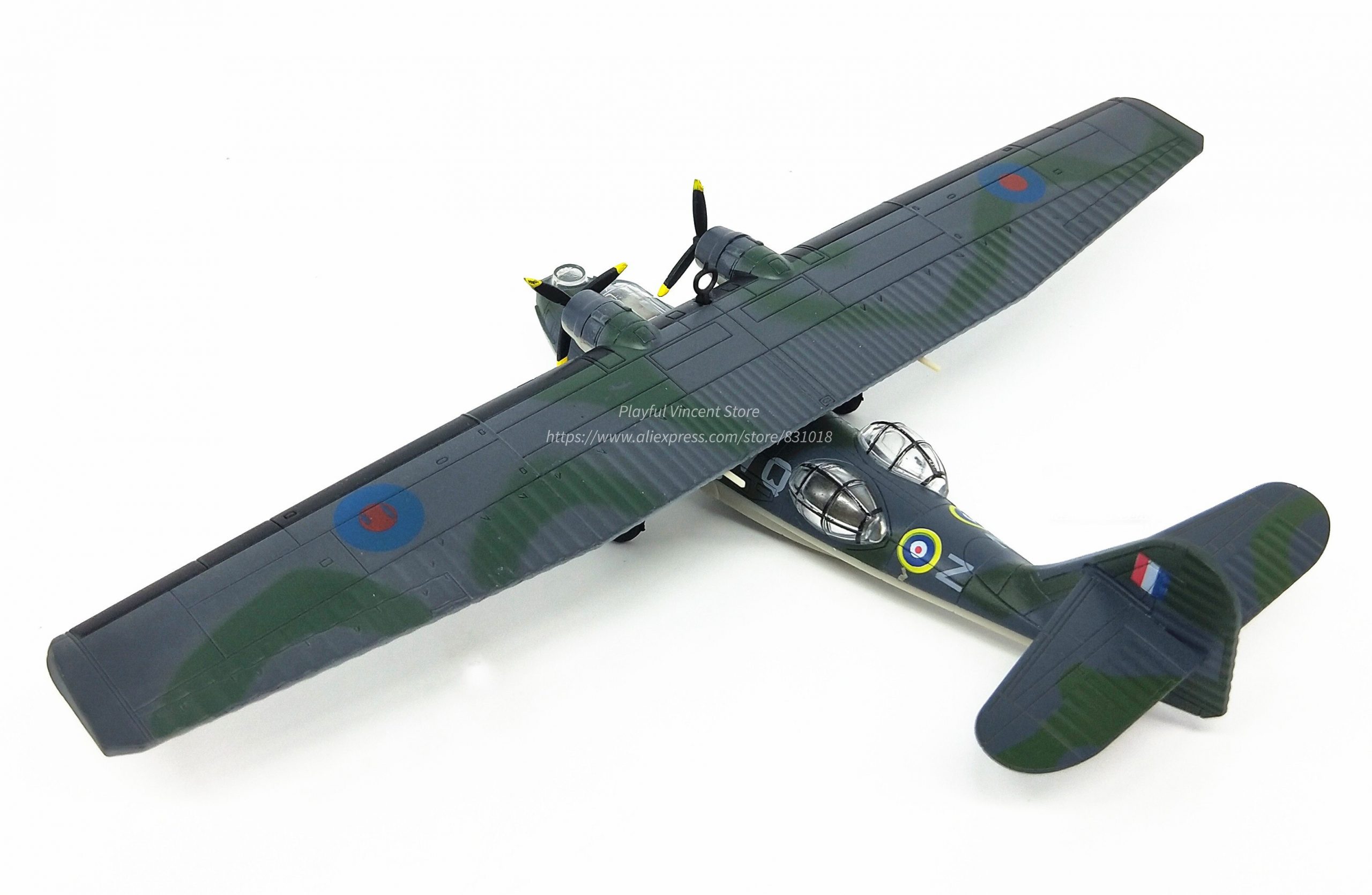 rare Special Offer 1:144 World War II Britain PBY-5 Katrina seaplane model Alloy model Collection