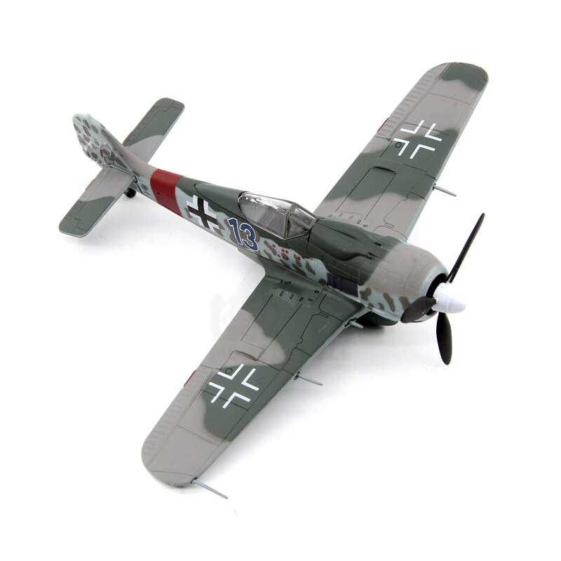 1 / 72 German air force fw190a-8 fighter 1945 Alloy finished aircraft model