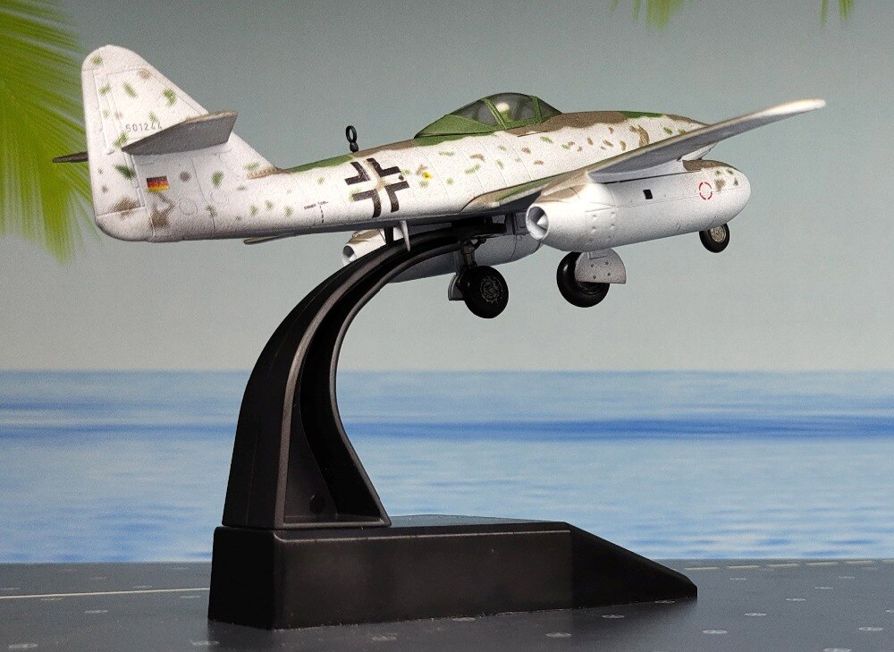 fine 1:72 German me262 jet fighter model Old edition Semi alloy collection model