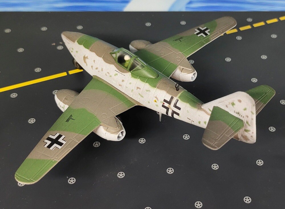 fine 1:72 German me262 jet fighter model Old edition Semi alloy collection model