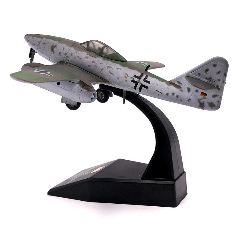 fine 1:72 German me262 jet fighter model Old edition Semi alloy collection model