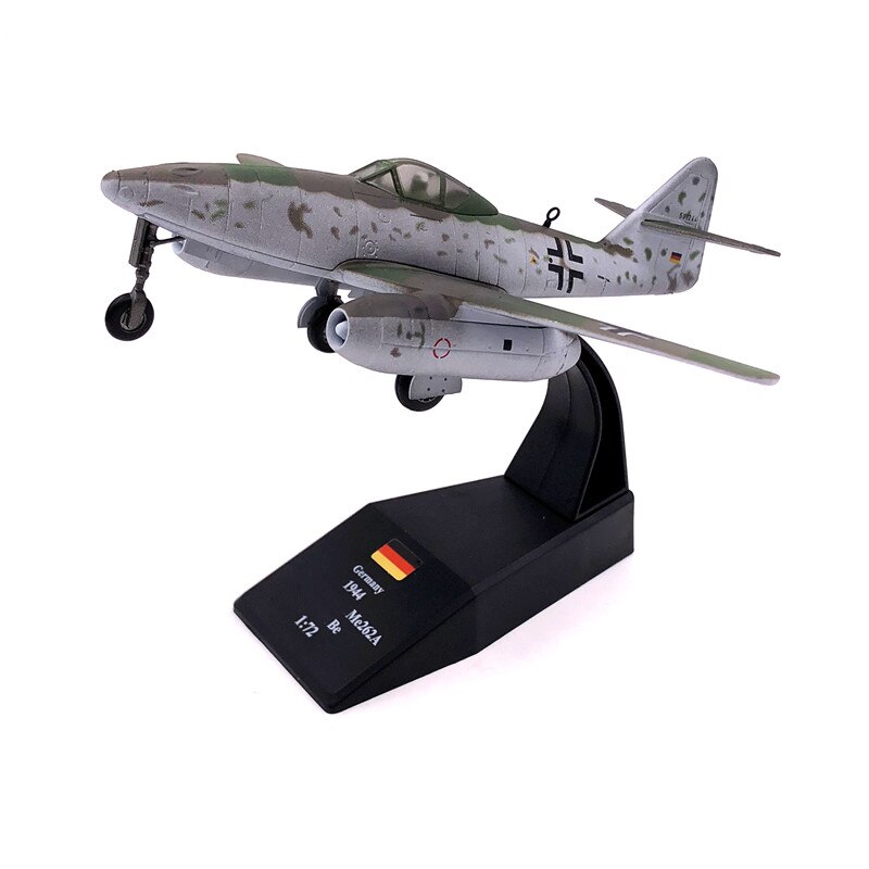 fine 1:72 German me262 jet fighter model Old edition Semi alloy collection model