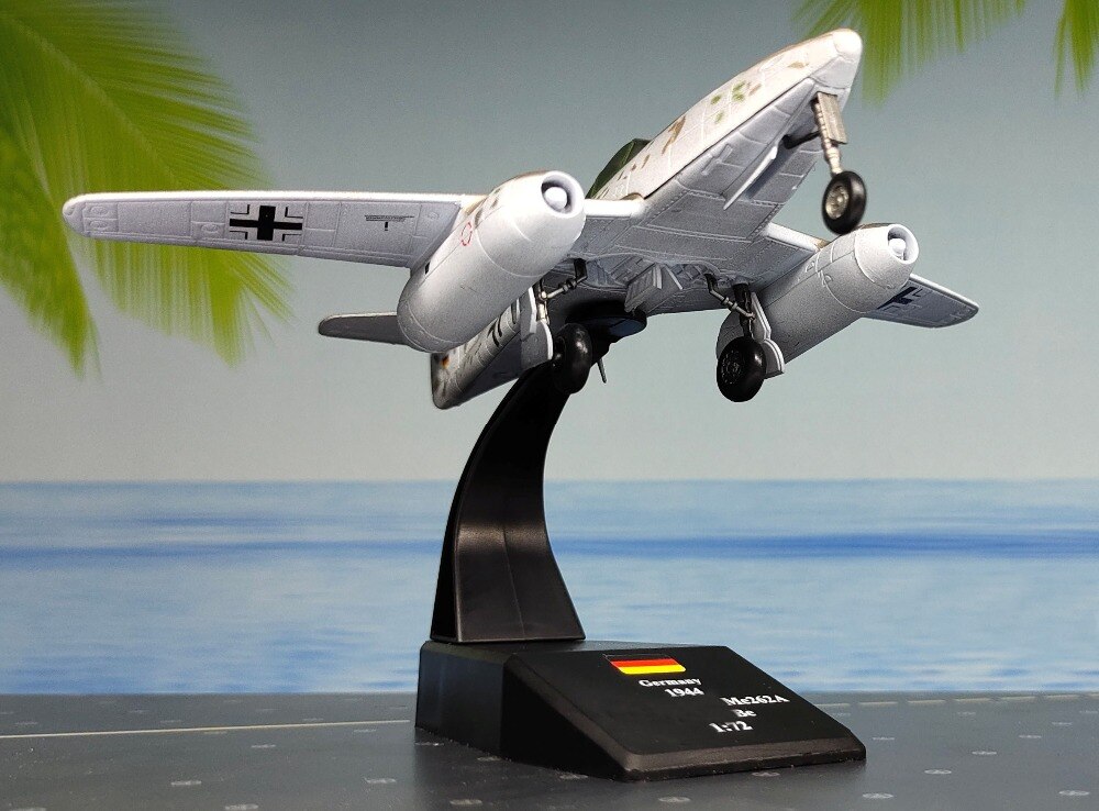 fine 1:72 German me262 jet fighter model Old edition Semi alloy collection model