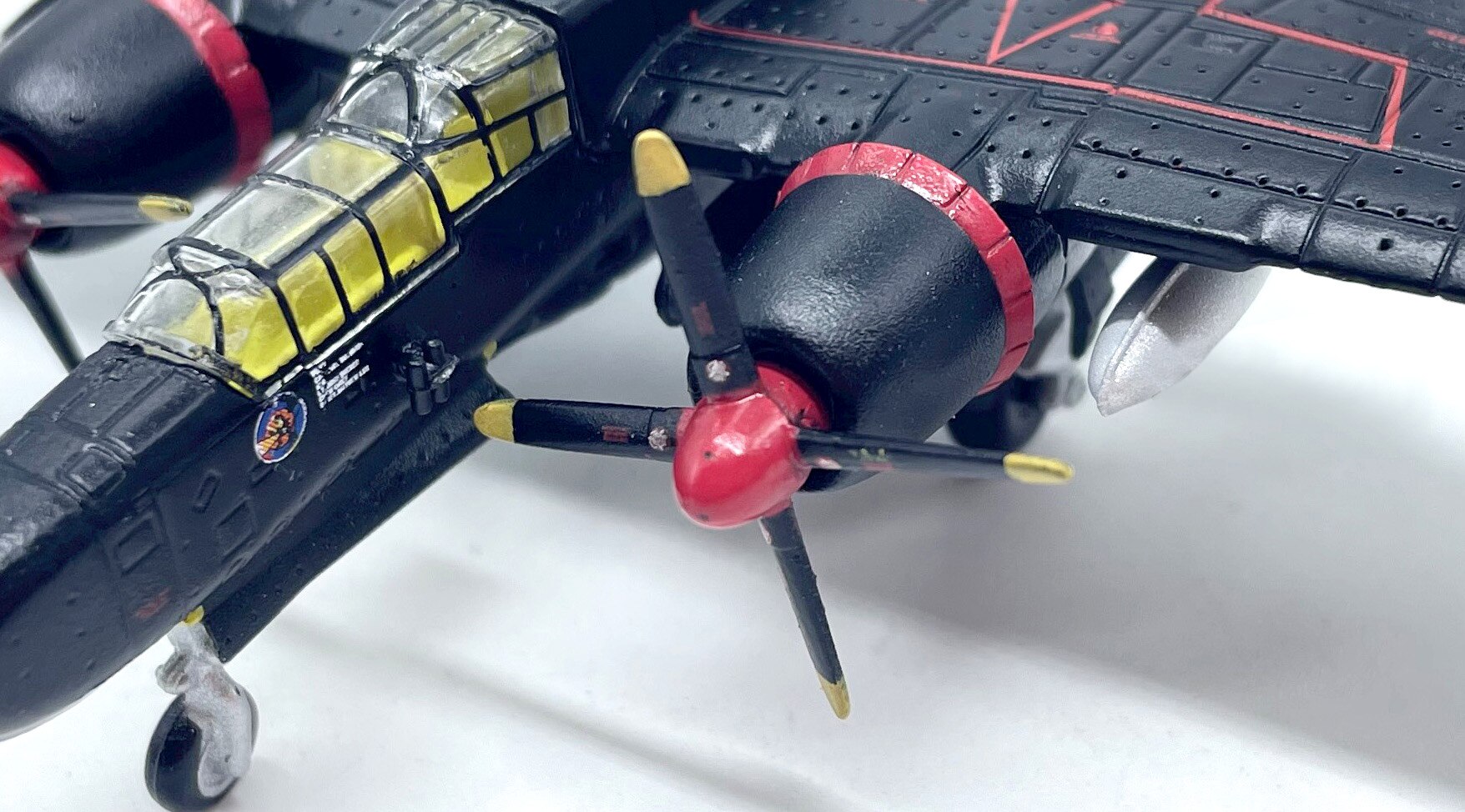 1: 144 us P-61 night fighter Alloy aircraft model Finished simulation ornament 1: 144 us P-61 night fighter Alloy aircraft model Finished simulation ornament